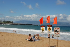 2-20 - Fleming beach signs